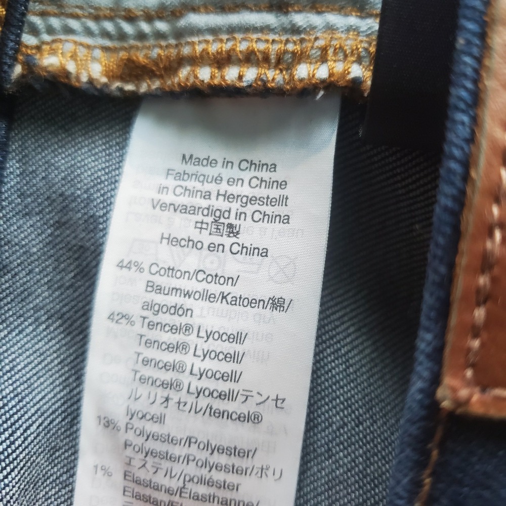 Madewell 9 Inch High Rise Skinny Jeans Dark Wash Blue Denim F8990 Womens Size 31 - Picture 3 of 12
